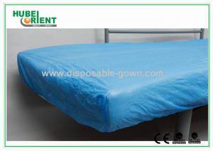 China Breathable CPE  Disposable Bed Protectors Hospital Bedding Cover To Prevent Cross Infection on sale