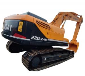 China 22 Ton 220LC-9S Used Hyundai Excavator Crawler Backhoe Excavator on sale