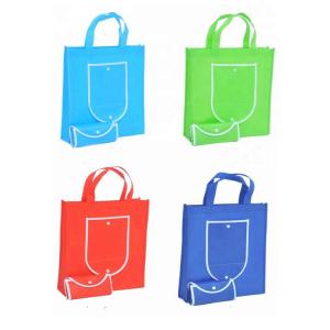 China Portable Environmental Shopping Bags Nonwoven Printable Reusable Grocery Bags factory
