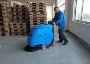China Blue Color Battery Floor Scrubber / Full Automatic Floor Cleaning Equipment factory