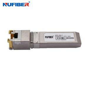 China 10G Copper SFP RJ45 Module 30m 10Gbps Copper Ethernet UTP Module factory