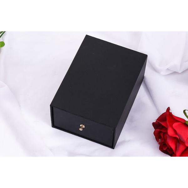 Pull Out Jewelry Box Custom Paper Packaging Box Necklace Craft Paper Drawer Box