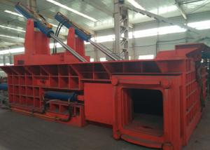 China 200t dual drive hydraulic pressing scrap steel baling PLC control automatic baler factory