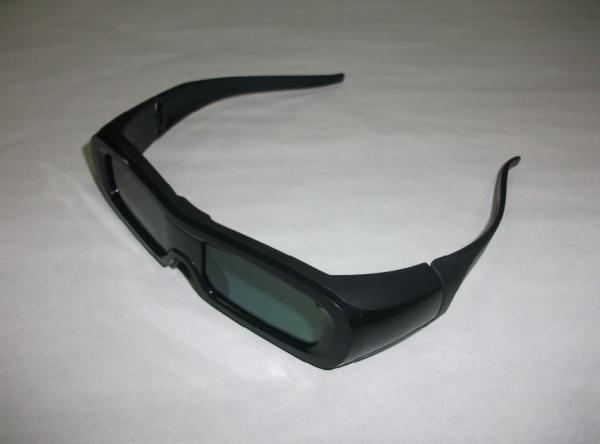 China Bluetooth LCD Universal Active Shutter 3D TV Glasses For Panasonic Black Color factory
