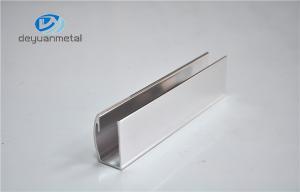 China Sliding Shower Door Profiles , Silver Open Style Shower Screen Profiles on sale