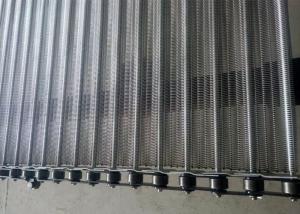 China Durable Metal Spiral Mesh Belt With 304 Stainless Steel For Bread Making Machine factory