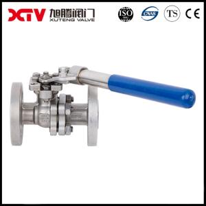China Industrial Usage and Flange Ball Valve Full Bore with Dead Man Spring Return Handle factory