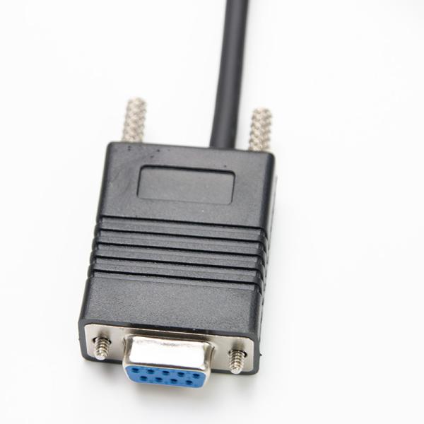 Coiled RS232 DB9 To Rj45 Serial Cable 3m For Zebra Symbol DS3608