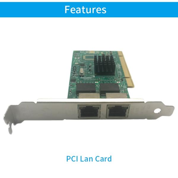 Dual-port PCI single RJ45 Lan port gigabit 1000Mbps network card
