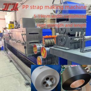 100% Recycled Material PP Plastic Strap Making Extrusion Machine With PLC