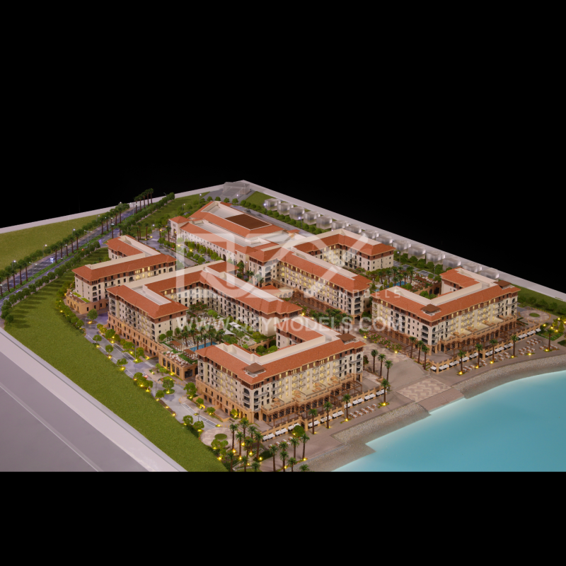 1:200 Scale Architectural Sandbox Model with Multimedia Touch Display and High-Quality ABS Material for Bloom Holdings Project