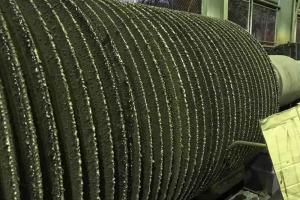 China 2000mm Length Sugar Milling Roller Hardfacing Overlay Welding Machine factory