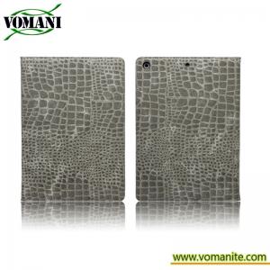 China crocodile leather case for ipad Air , skin cover factory