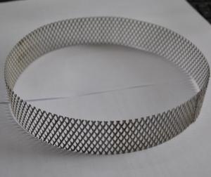 China 304 Stainless Steel Wire Expanded Mesh Circle As Filter , Metal Mesh Type factory