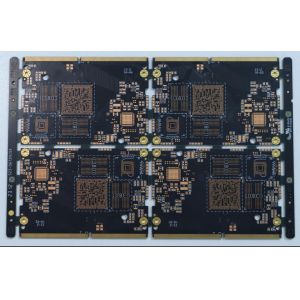 China 8 Layer Black Oil Sinking Gold Thick Copper Plate PCB , FR4 Material  customized on sale