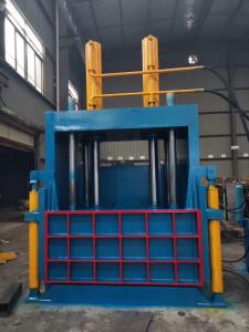 China Vertical hydraulic scrap metal baling baler machine for sale factory