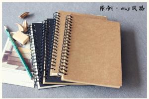 School stationery two in one sticky memo magnetic spiral notebook