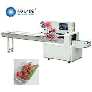 China Pillow Type Packing Machine Olive Nectarlines Dates Figs Pomegranates Fruits Sealing on sale