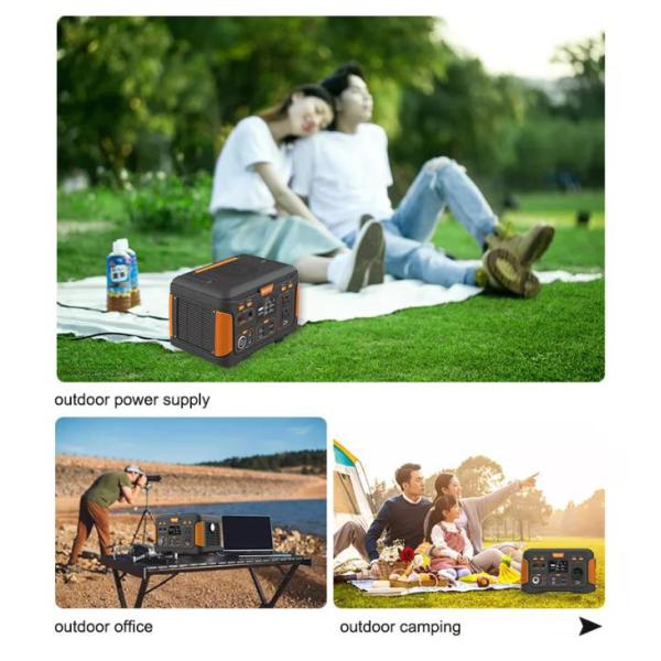 OEM ODM LiFePO4 lithium battery Portable Solar Power Station USB Type C DC AC OUTPUT lithium battery packs