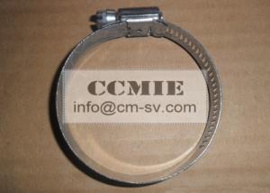 China Bulldozer Stainless Steel Hose Clamp Spare Parts , CE / ISO Metal Pipe Clamp factory