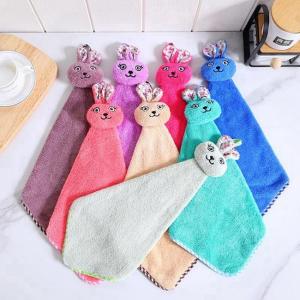 China Green Skin Friendly Microfiber Kitchen Wipe Cloth For Washing Dishes on sale