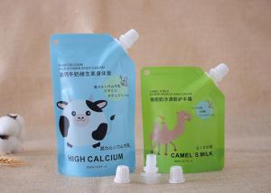 China 100ml Liquid Stand Up Spout Pouch Packing Soybean Milk factory