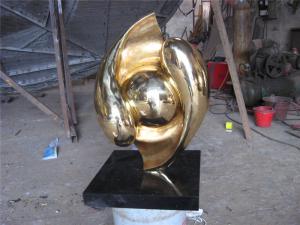 China Copper H62 Contemporary Steel Sculpture Abstract Sculptures For The Home Interior Decoration factory