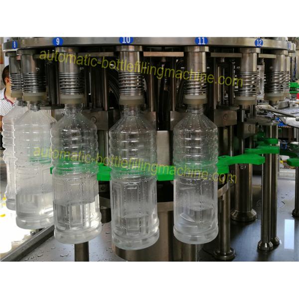 PLC Control Juice Bottle Filling Machine With Washed Water Recycling System