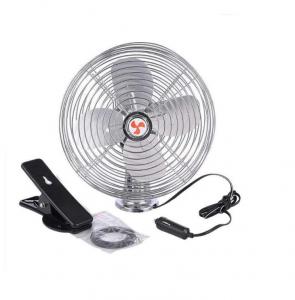 China 12v / 24v Car Cooling Fan With On - Off Switch Full Safety Metal Guard factory