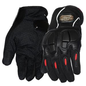 China Women Motorcycle Gloves Sport Racing Leather Riding Gloves With Reflective Stripe factory