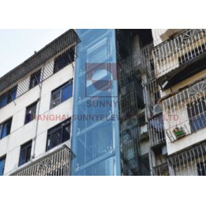 Steel Structure Building Lifts Elevators Environmental Friendly Save Space