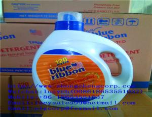 China hotsale blue ribbon 3L laundry liquid detergent/mild liquid detergent/liquid detergent lemon to africa market factory