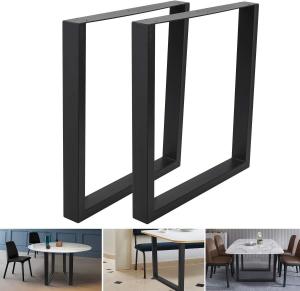 China 28x23 Modern Metal Table Legs 1000lbs 2pcs 28 Inch Furniture Legs factory