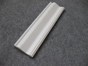 China Embossed Foam PVC Skirting Board / Chair Rail 15mm Thickness Moisture Proof on sale