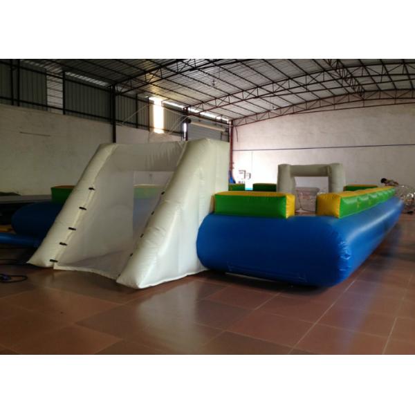 Waterproof PVC fabric Inflatable football Soccer Field Big Party Inflatable Soccer pitch for ball game