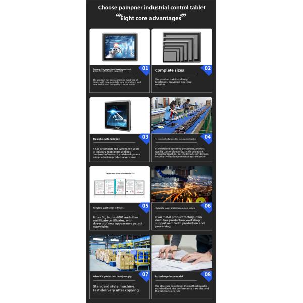 Customizable Android Industrial Tablet PC with I7 Processor and Capacitive Touch Monitor