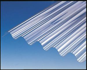 China Bayer / GE Polycarbonate Sheet , Corrugated Greenhouse Panels High Strength factory
