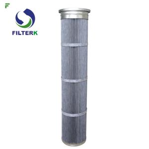 China Cement Silo Top Industrial Dust Filter High Air Flow With PTFE Coating factory