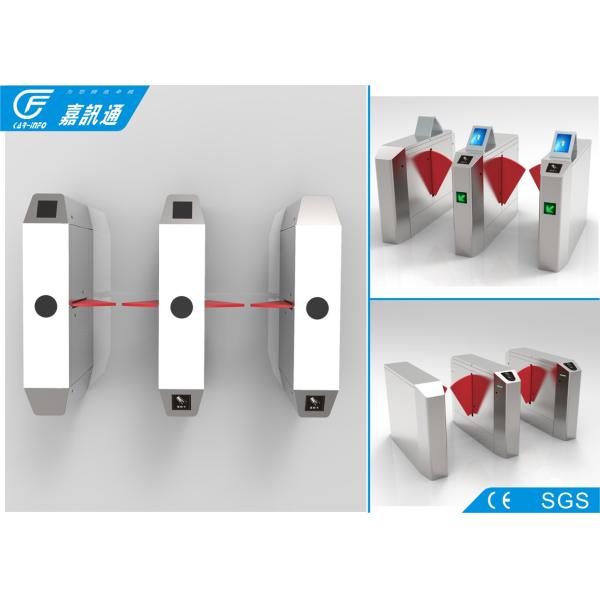 IC / ID / Bluetooth Card Turnstile Security Systems , Intelligent Control Half Height Turnstile