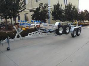 China RIB-850 Inflatable Boat Trailer With Brake Two Shaft Hot Dip Galvanized Process factory