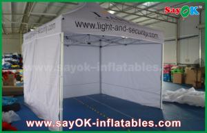 China Easy Up Pop Up Tent White Promtional Aluminum Folding Tent  Canopy Tent For Advertising factory