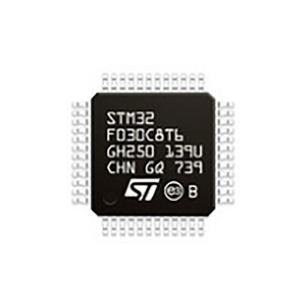 China STM32F030R8T6 LQFP64 Electronic Components IC MCU Microcontroller Integrated Circuits STM32F030R8T6 factory