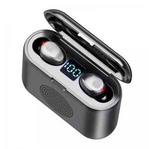 China  				New F9 LED Power Display Smart Touch Earbuds Tws Sound Speaker True Wireless Headset Headphone (with 2000mAh Power Charging Case) 	         factory