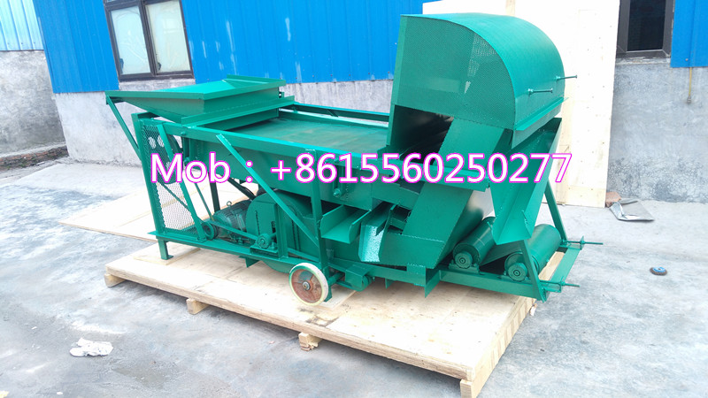 Three layers linear vibration screen sesame net cleaning machine