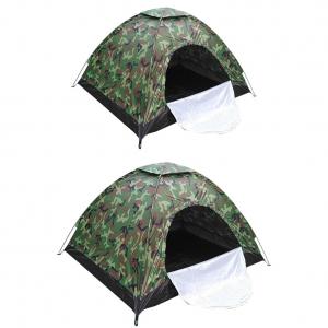 China Polyester Oxford Fabric Man Camo Tent Portable Pop Up Camouflage Tent factory