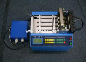 China Automatic Polyester Sleeve Hot Cutting Machine, Hot Knife Sleeving Cutter factory