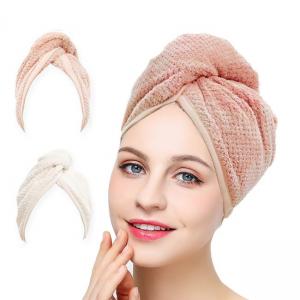 China Bamboo Quick Dry Hair Towel Wrap Super Absorbent 200GSM-400GSM factory