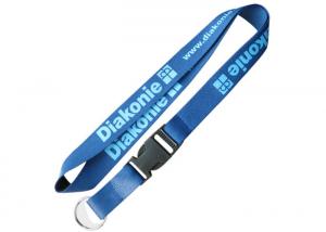 China Diakonie Silk Screen Printing Promotional ID Card Keychain Lanyards With Safety Breakaway Clip factory