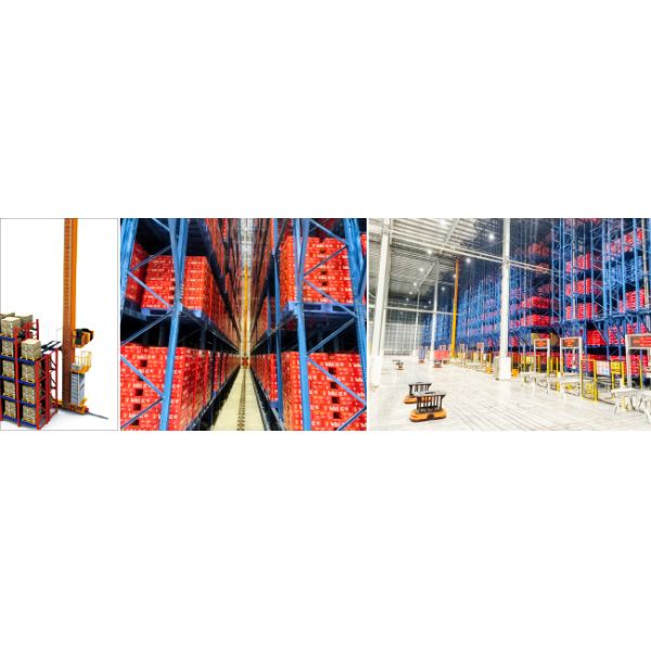 Stacker Crane Floor Supported SRM Storage And Retrieval Machine ASRS Automatic Storage And Retrieval System