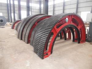 China big gear wheel, Large Casting Spur Gear Wheel for Ball Mill factory